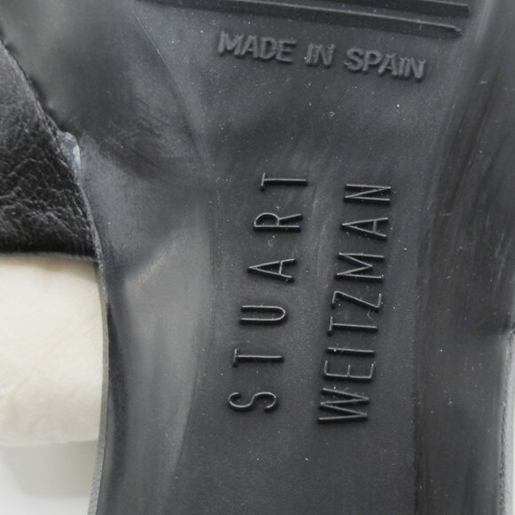 Stuart Weitzmam black nappa leather heel in 8.5N - Picture 9 of 9